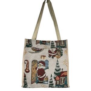 Vintage Christmas Santa‎ Bag